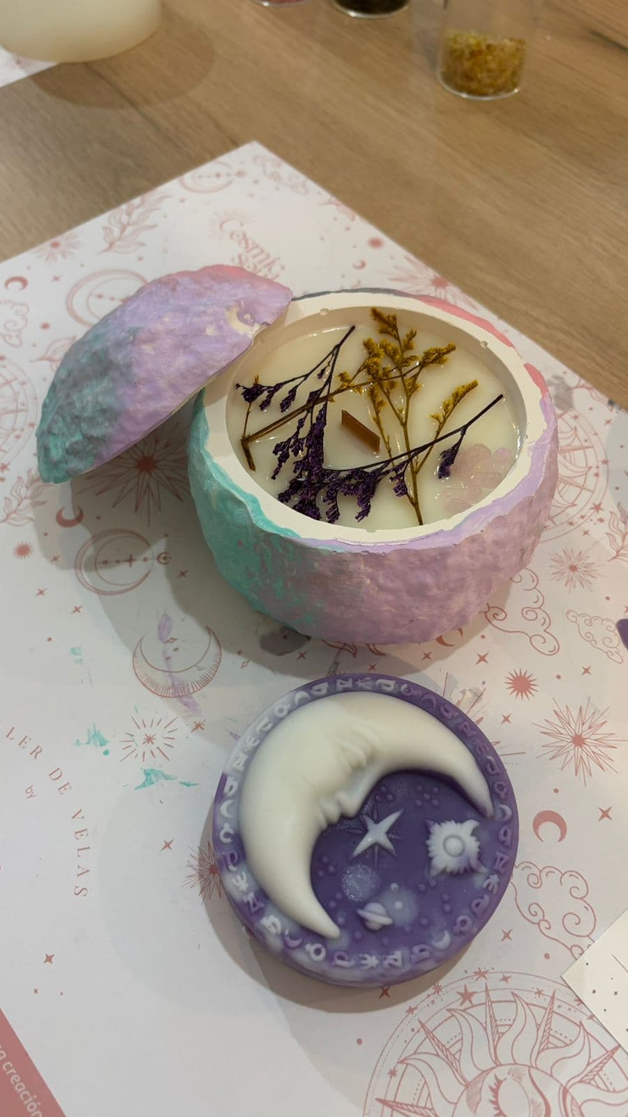 Taller de velas de Luna Llena