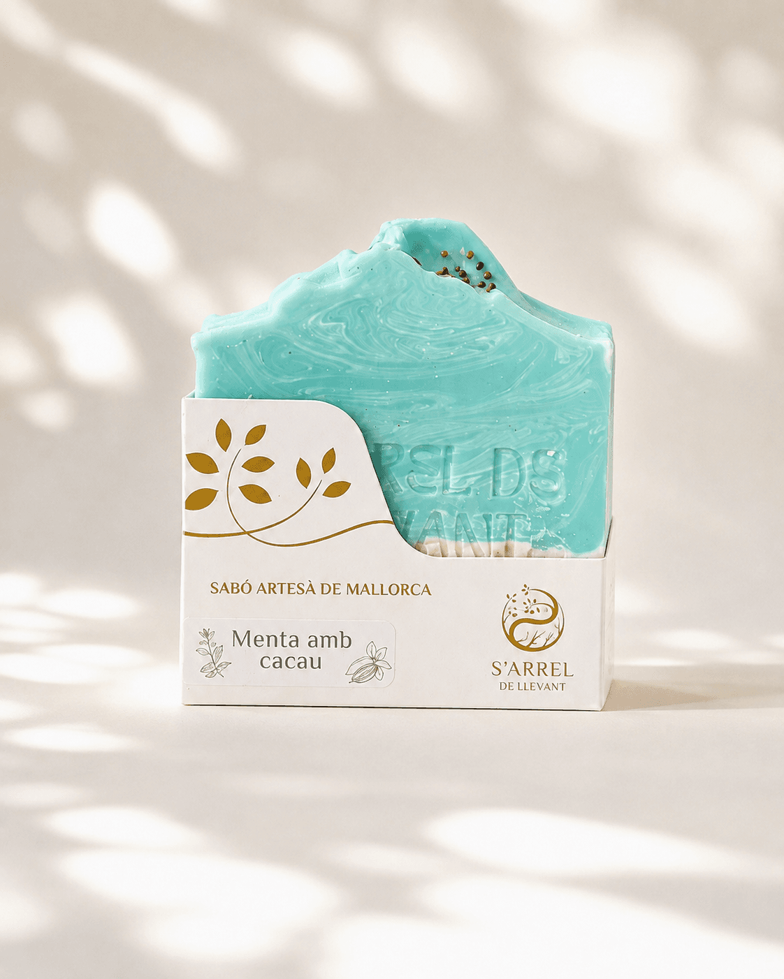 Jabón artesanal Menta & Cacao en Mallorca 1